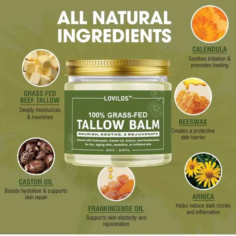 LOVLIDS™ 100% GRASS-FED TALLOW BALM